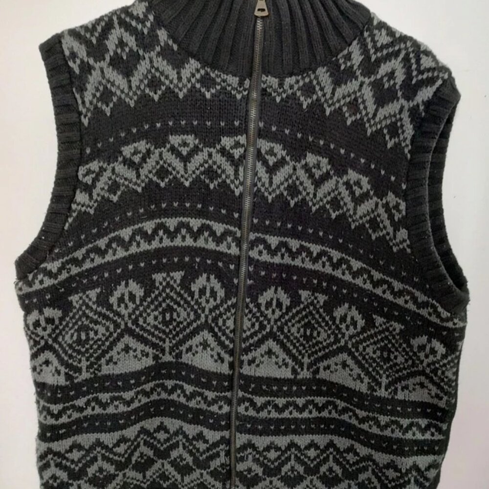 Original WEATHERPROOF VINTAGE Men Sweater Vest XL Black